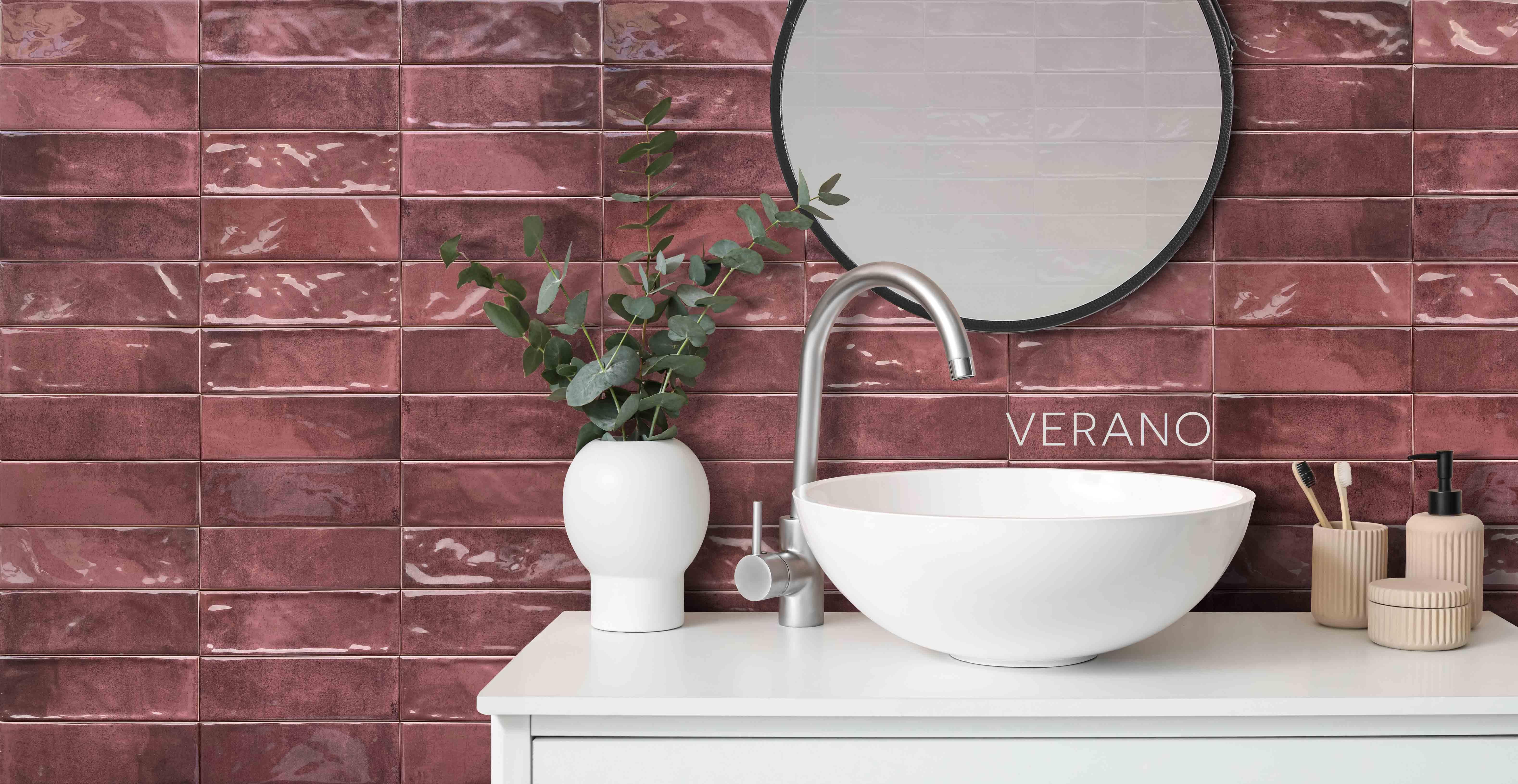 Ege Seramik 10x30 Verano Vişne