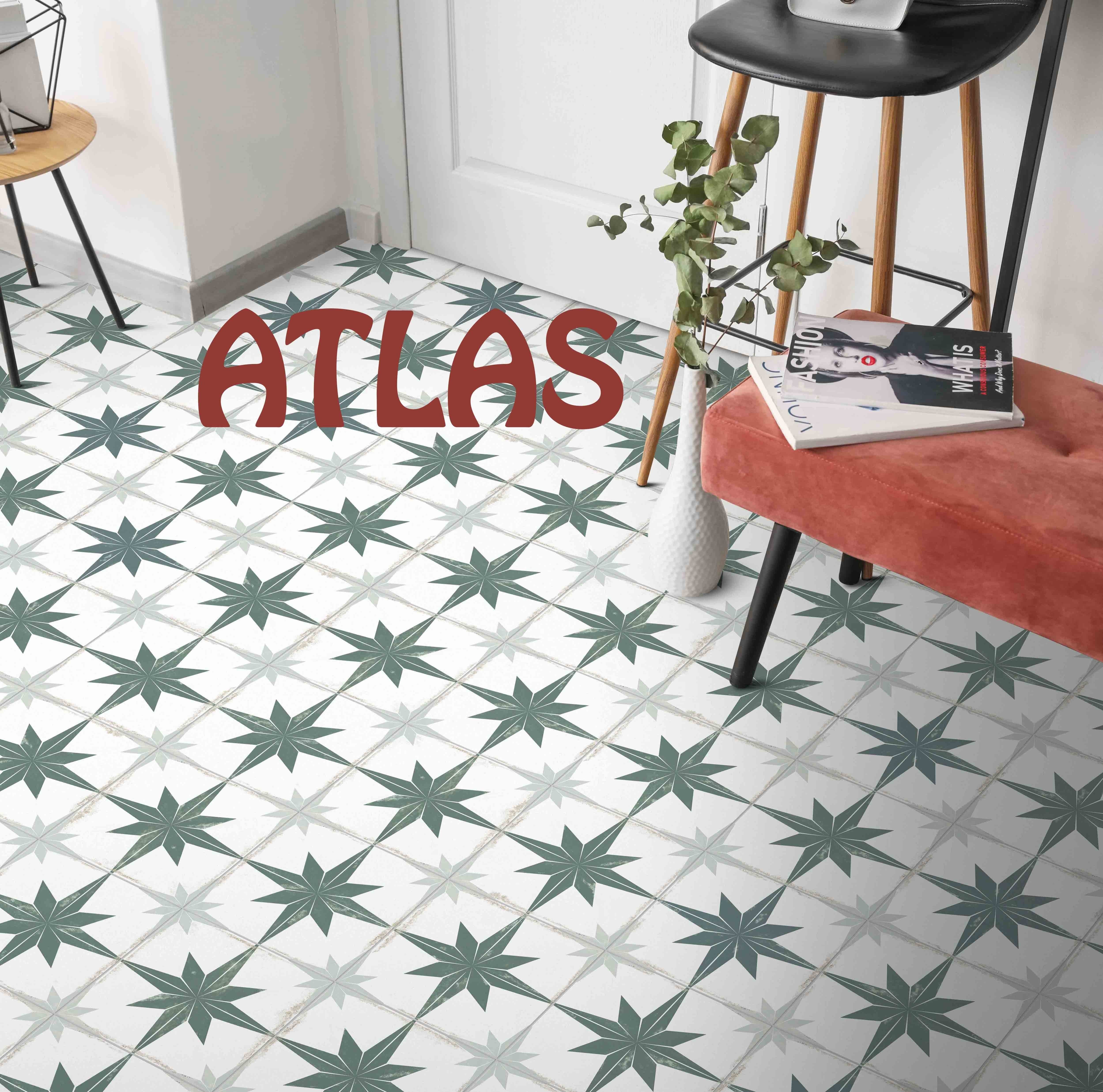 Ege Seramik 20x20 ATLAS YEŞİL MAT 1.KALİTE KALINLIK:10MM (0,72)
