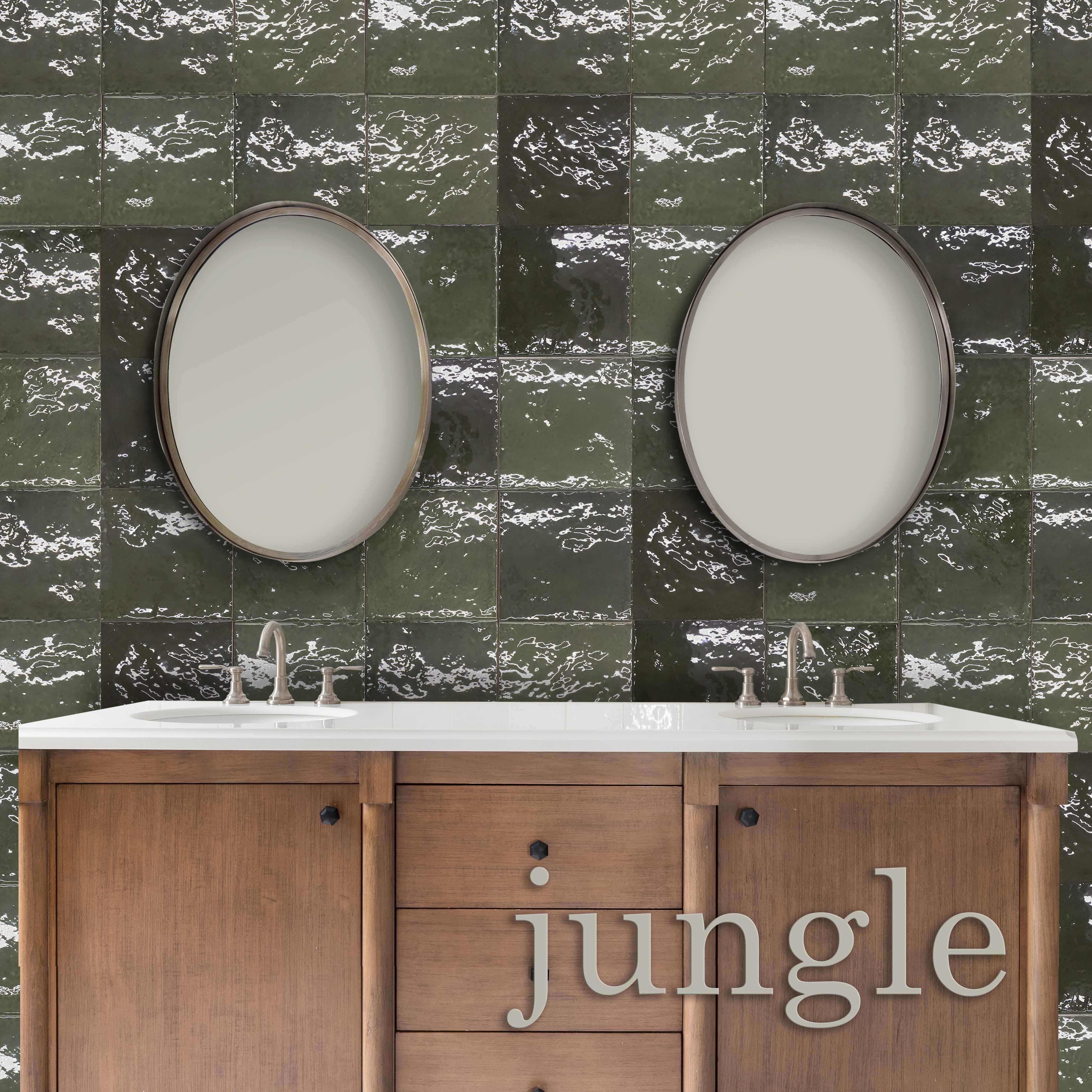 Ege Seramik 20x20 Jungle Yeşil