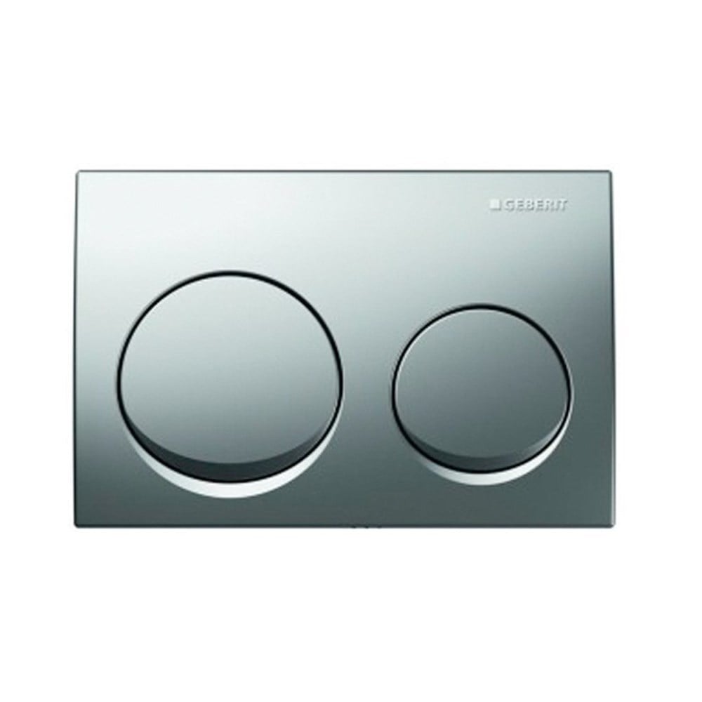 Geberit Alpha10 Kumanda Kapağı Çift Basmalı, Parlak Krom