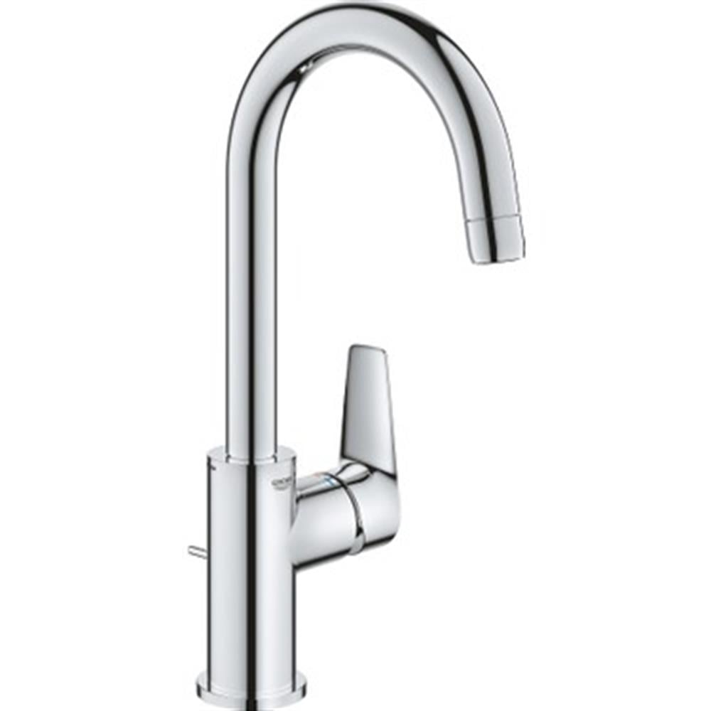 Grohe BauEdge Yüksek Lavabo Bataryası Sifon Kumandalı L Boy Krom 23760001