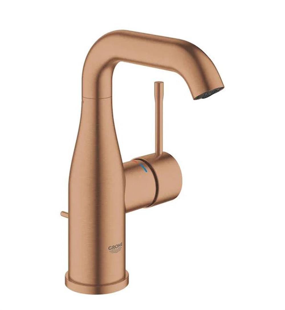 Grohe Essence New Lavabo Bataryası Sifon Kumandalı Bakır Fırçalı Yüzey 23462DL1