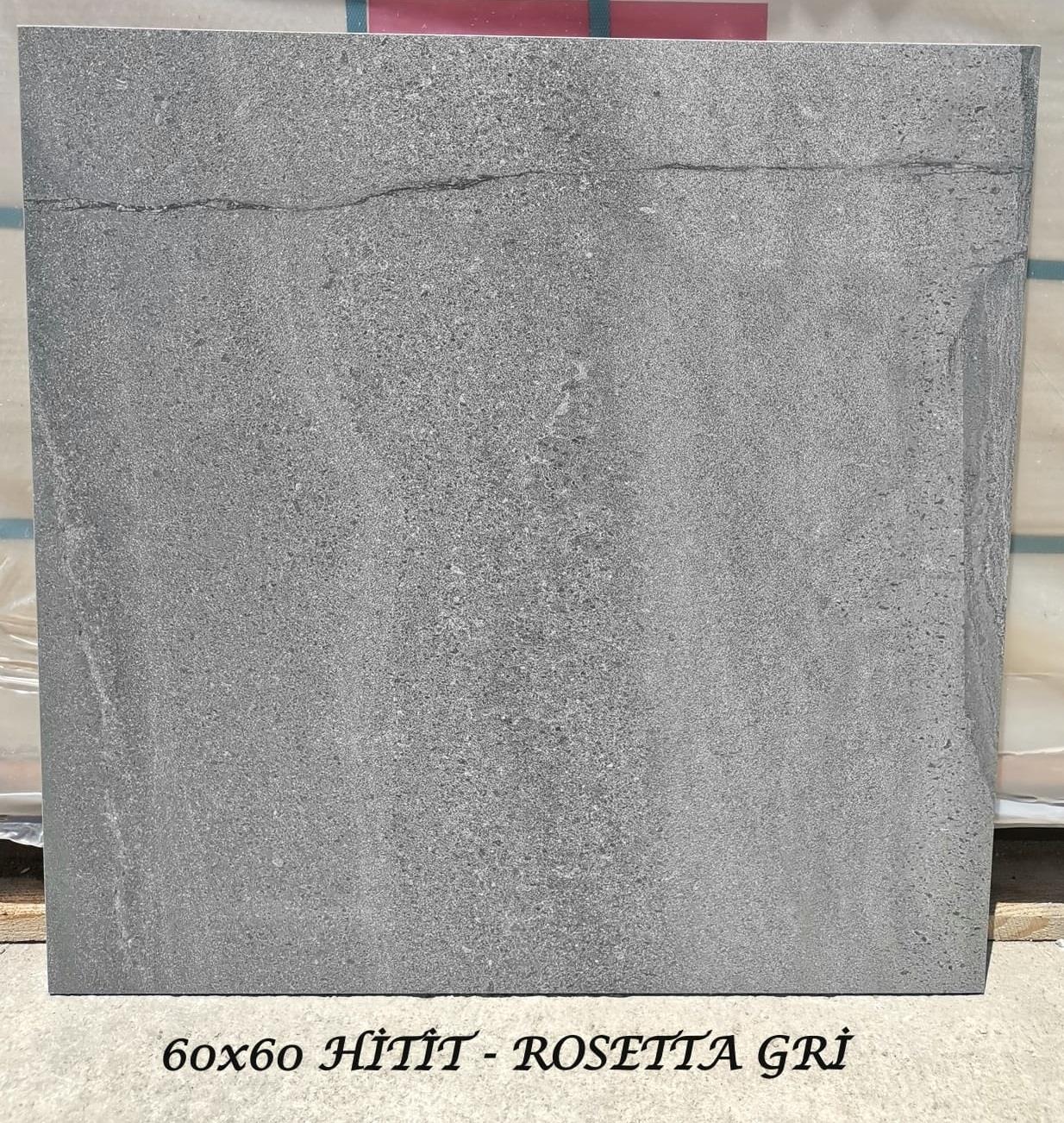 Hitit 60x60 Rosetta Gri 20mm Mat Yer Seramiği