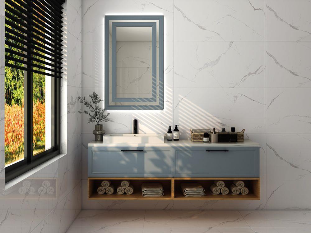 Qua 60x120 Bianco River Parlak