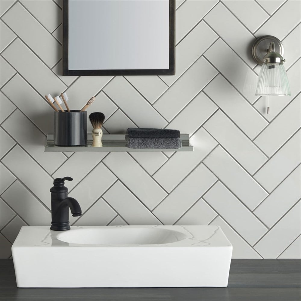VitrA 10x30 Color RAL 7047 Açık Gri Mat
