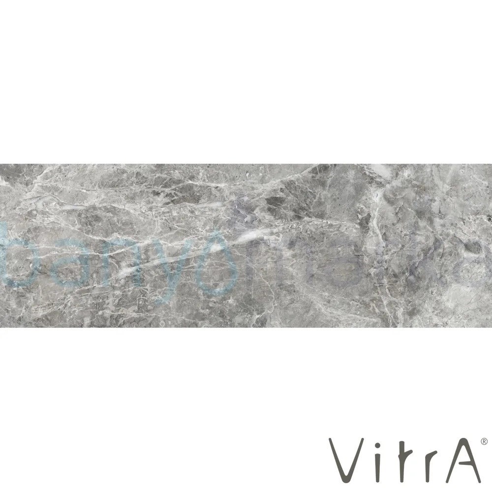 Vitra 30x90 Tundra Sky Gri Mat 8Rek Duvar Seramiği