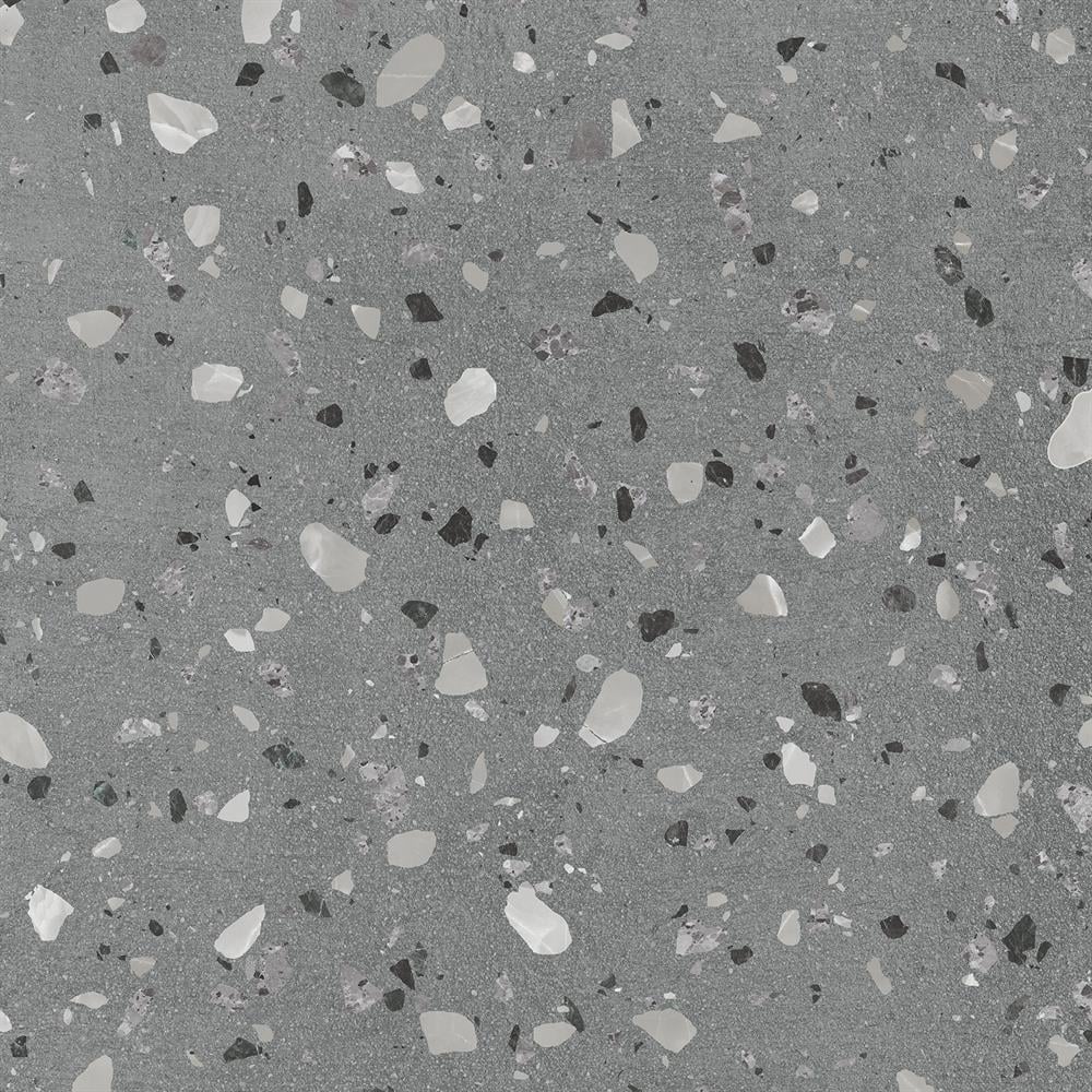 VitrA 60x60 Set6.0 Terrazzo Koyu Gri R10A 7R