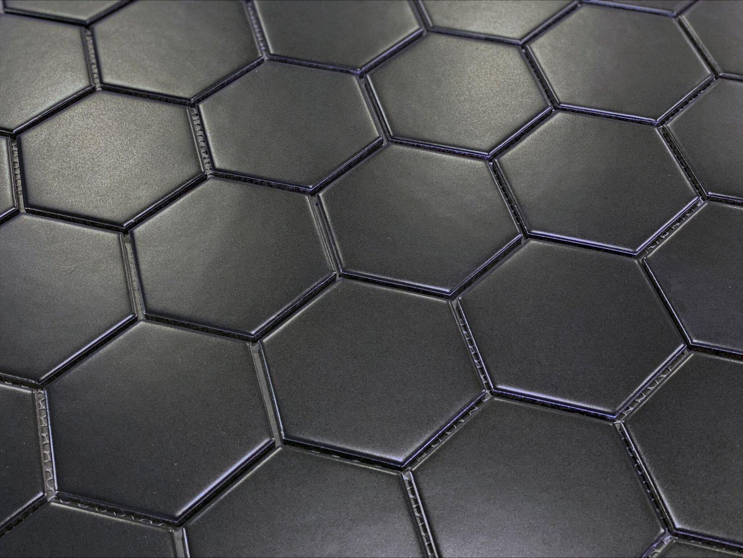 VitrA 8x9 Miniworx RAL 0001500 Siyah Hexagon Mat (NF) K53256480001VTE0