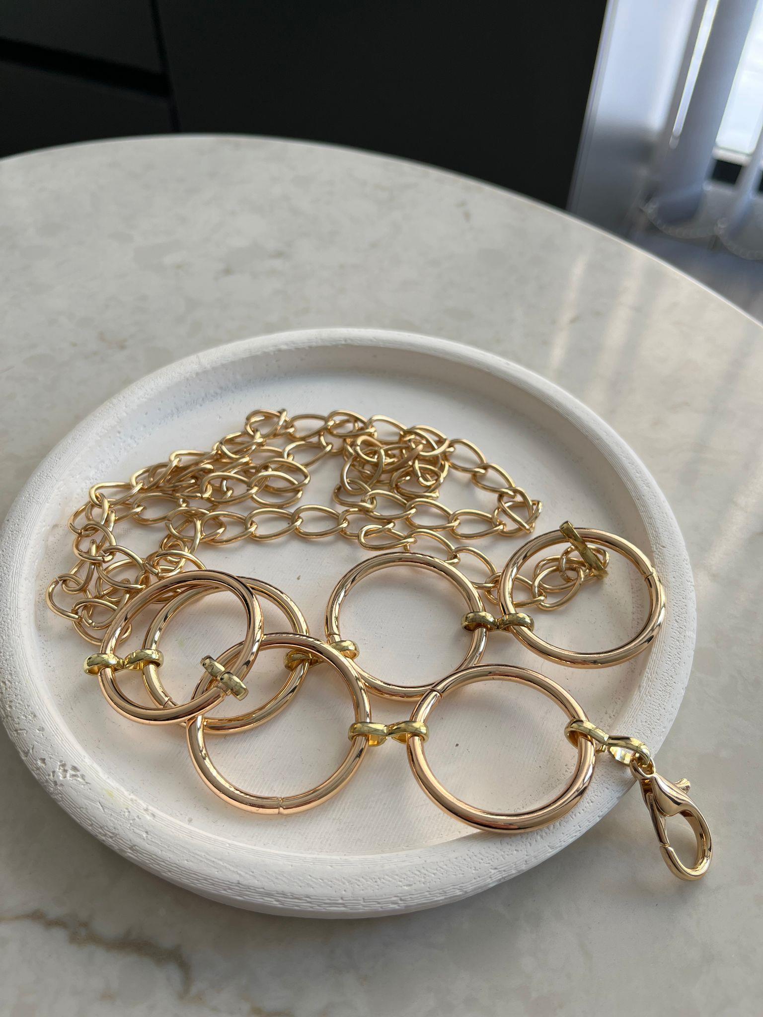 Gold Halkalı Zincir Kemer SB72