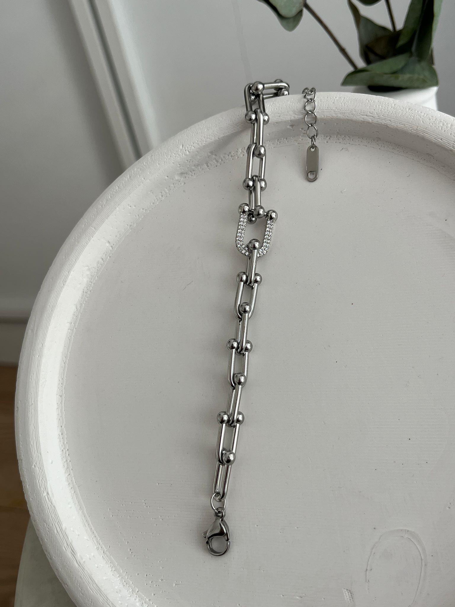 Gümüş Tiffany Ataç Bileklik ST10