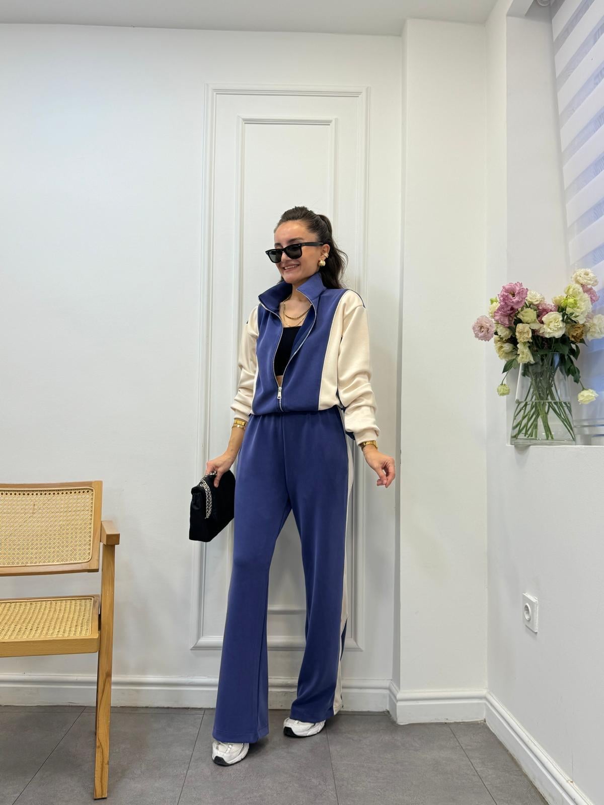 Lacivert Biyeli Marka Model Modal Takım 4049
