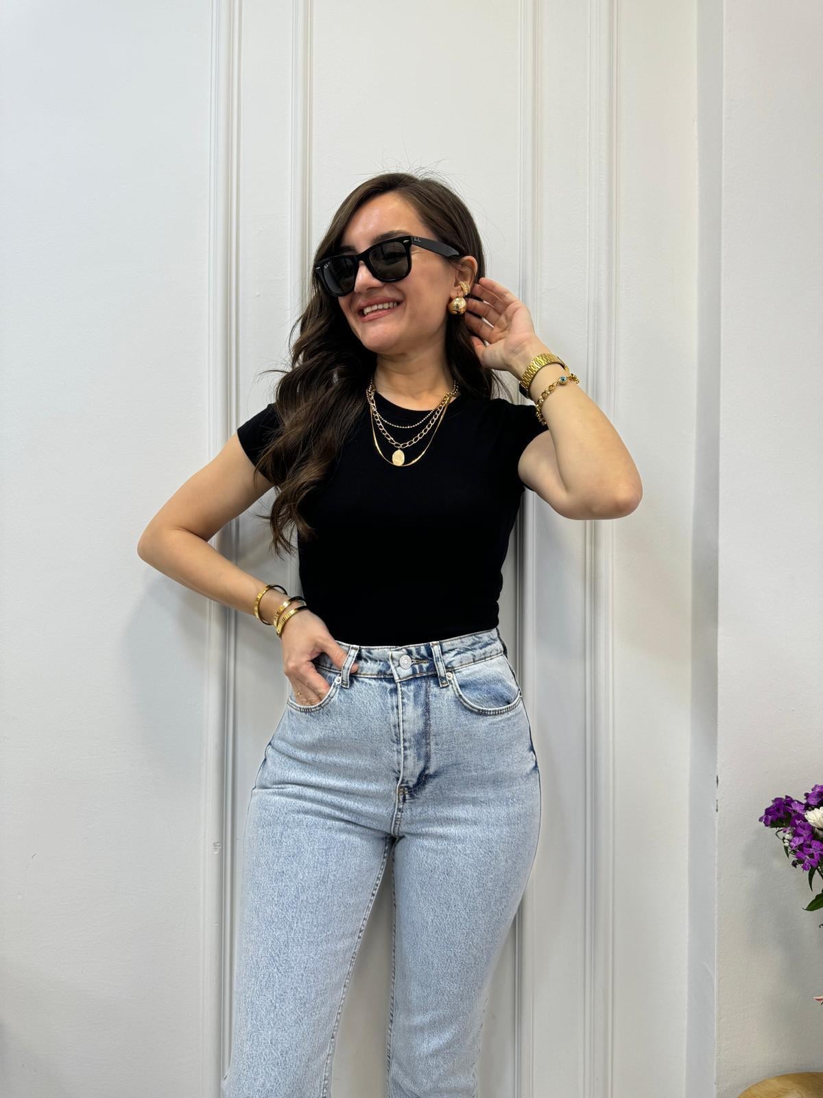 Siyah Basic Badi 16251