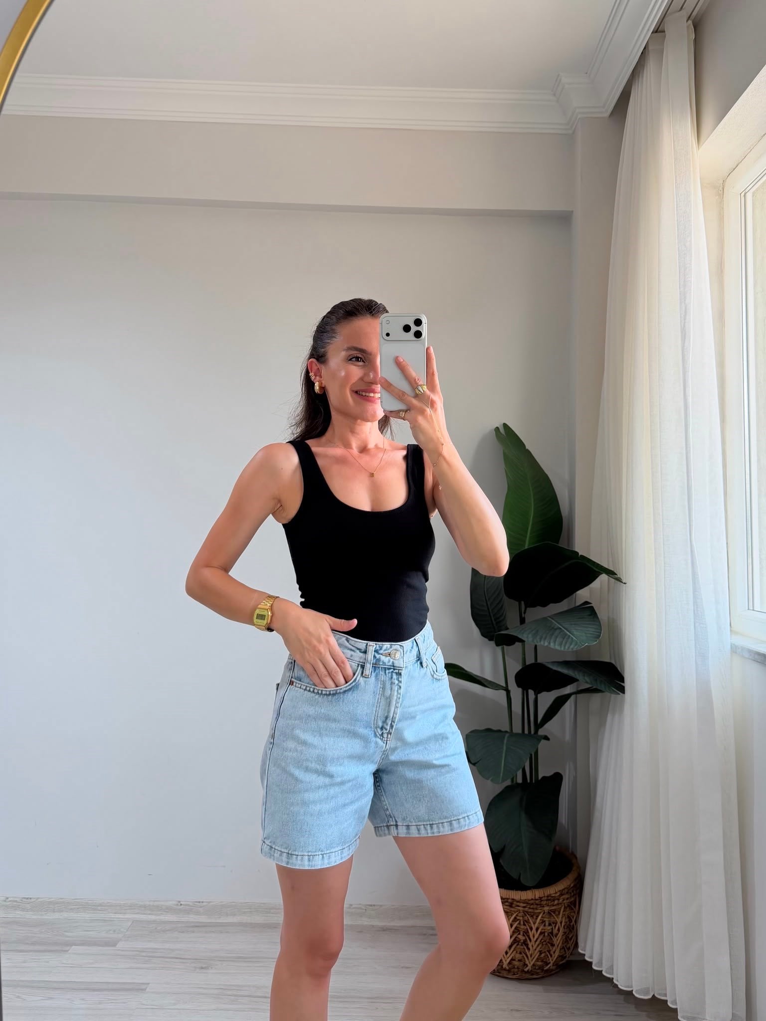 Siyah Göğüs Pedli Fitilli Atlet 61053