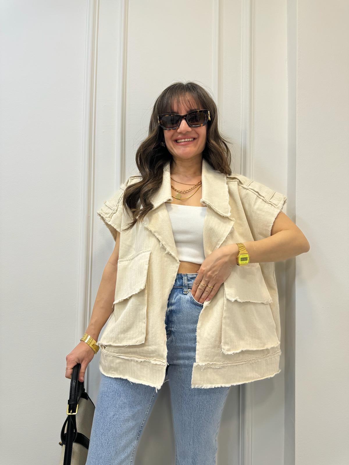 Taş Tasarım Gabardin Yelek 9402