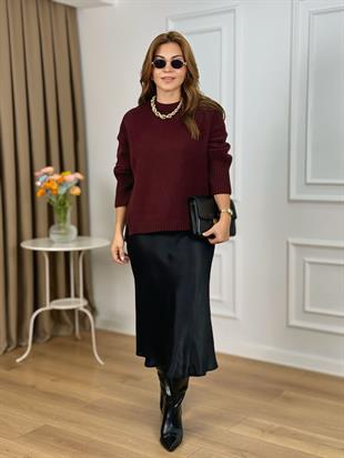 Siyah Verev Saten Etek 251007