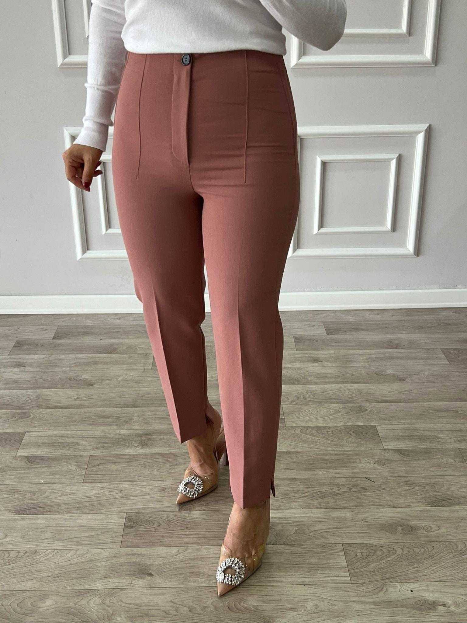 Zara high waist trouser with belt