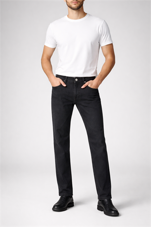 Erkek Slim Fit Siyah Renk Jean Pantolon