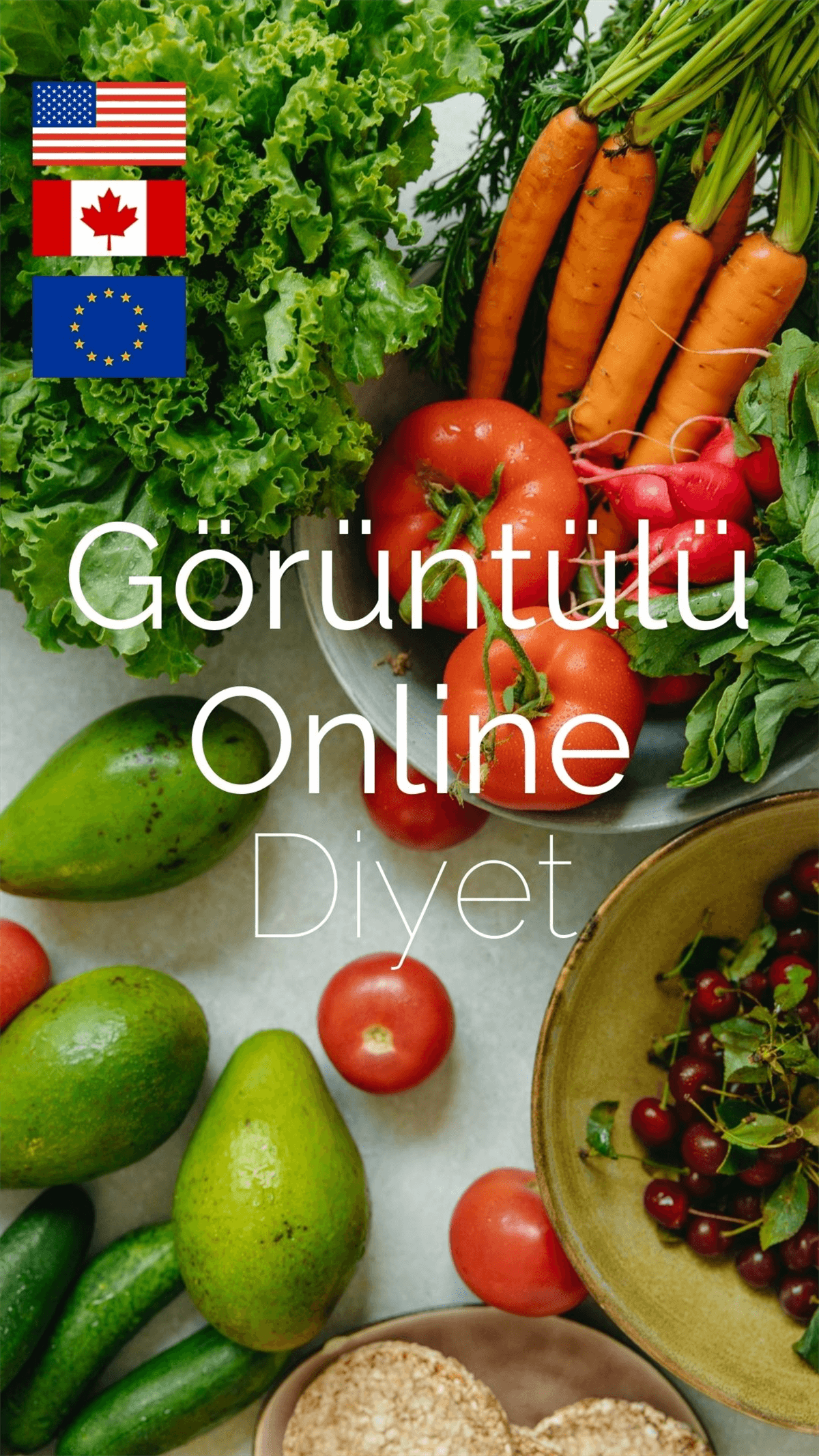 Görüntülü Online Beslenme Programı Yurt Dışı