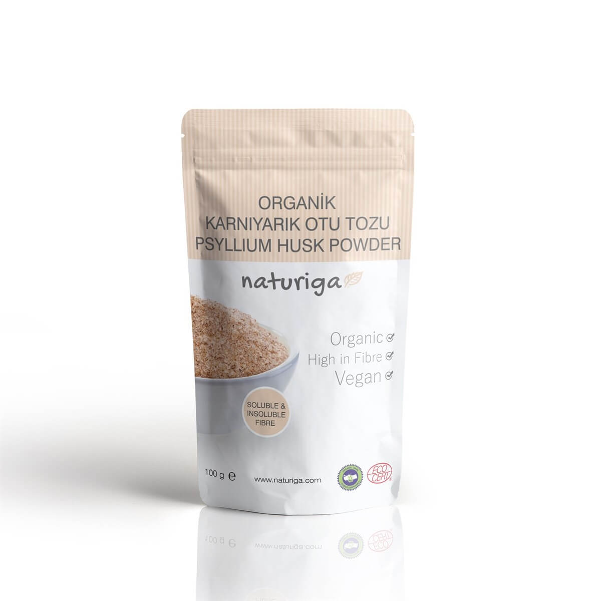 Karnıyarık Otu Tohumu Tozu (Psyllium Husk) 