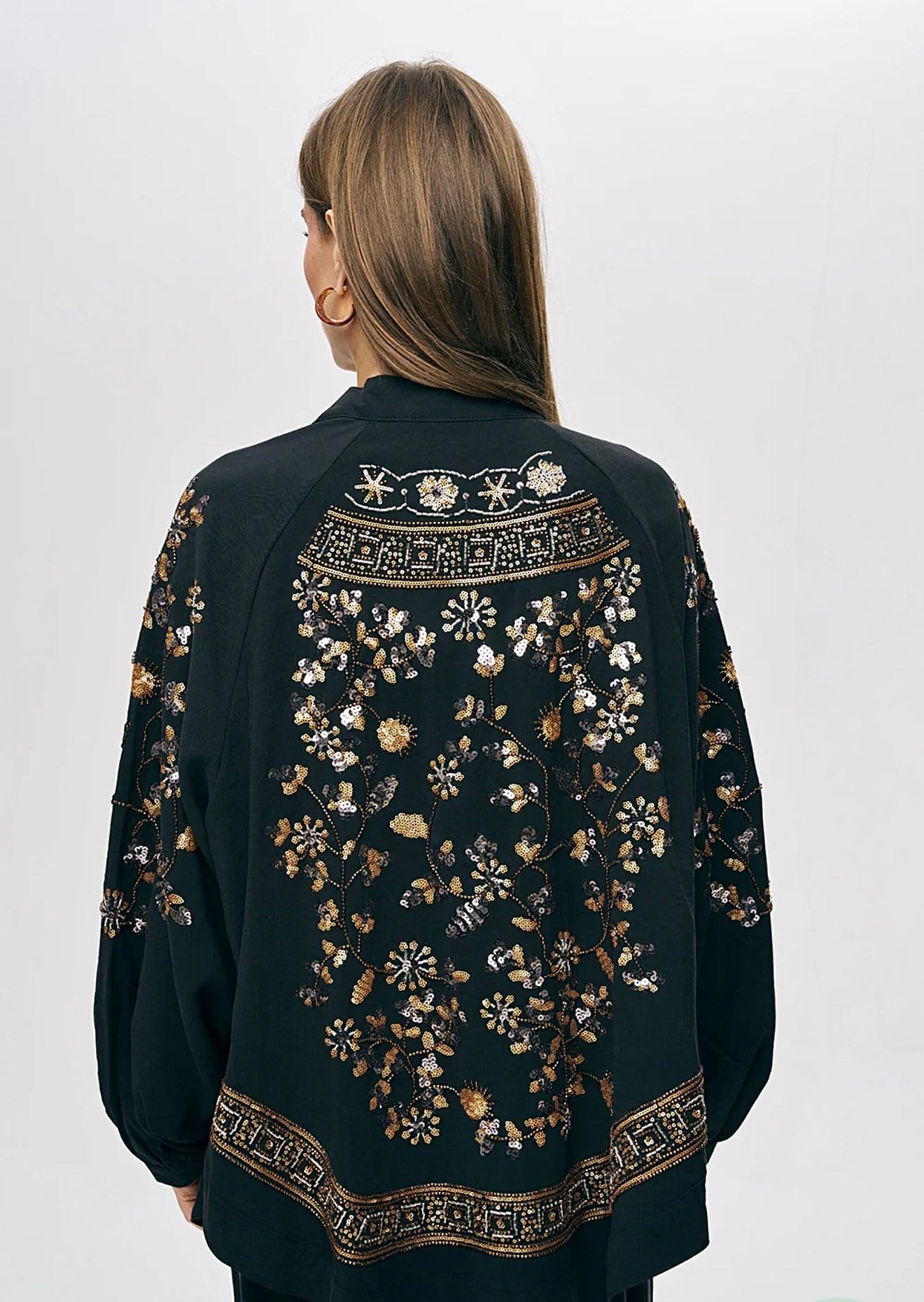 AVİANA SİYAH LİMİTED KİMONO