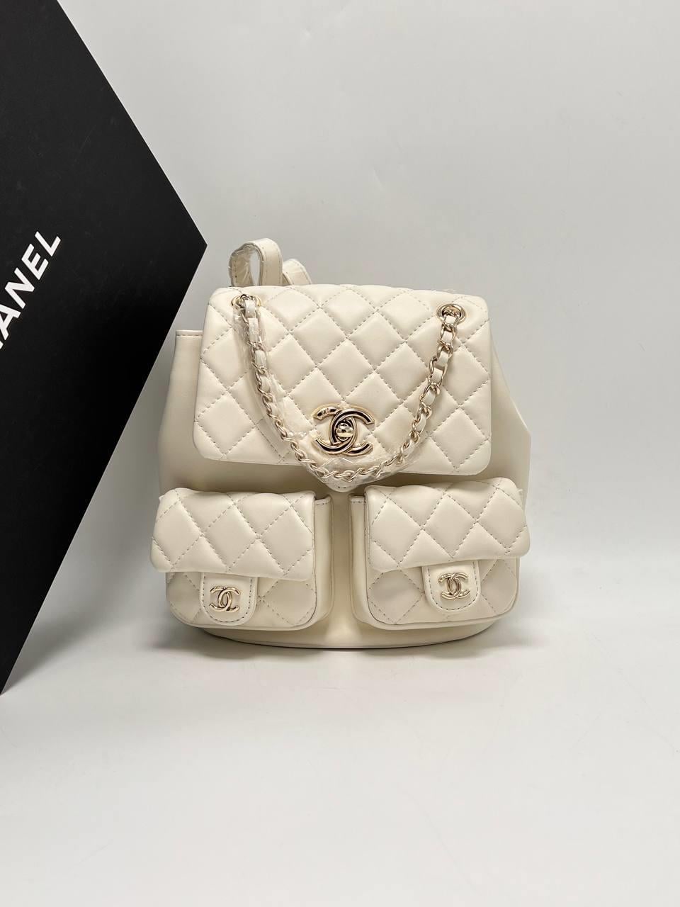 CHNL BEYAZ SIRT ÇANTASI