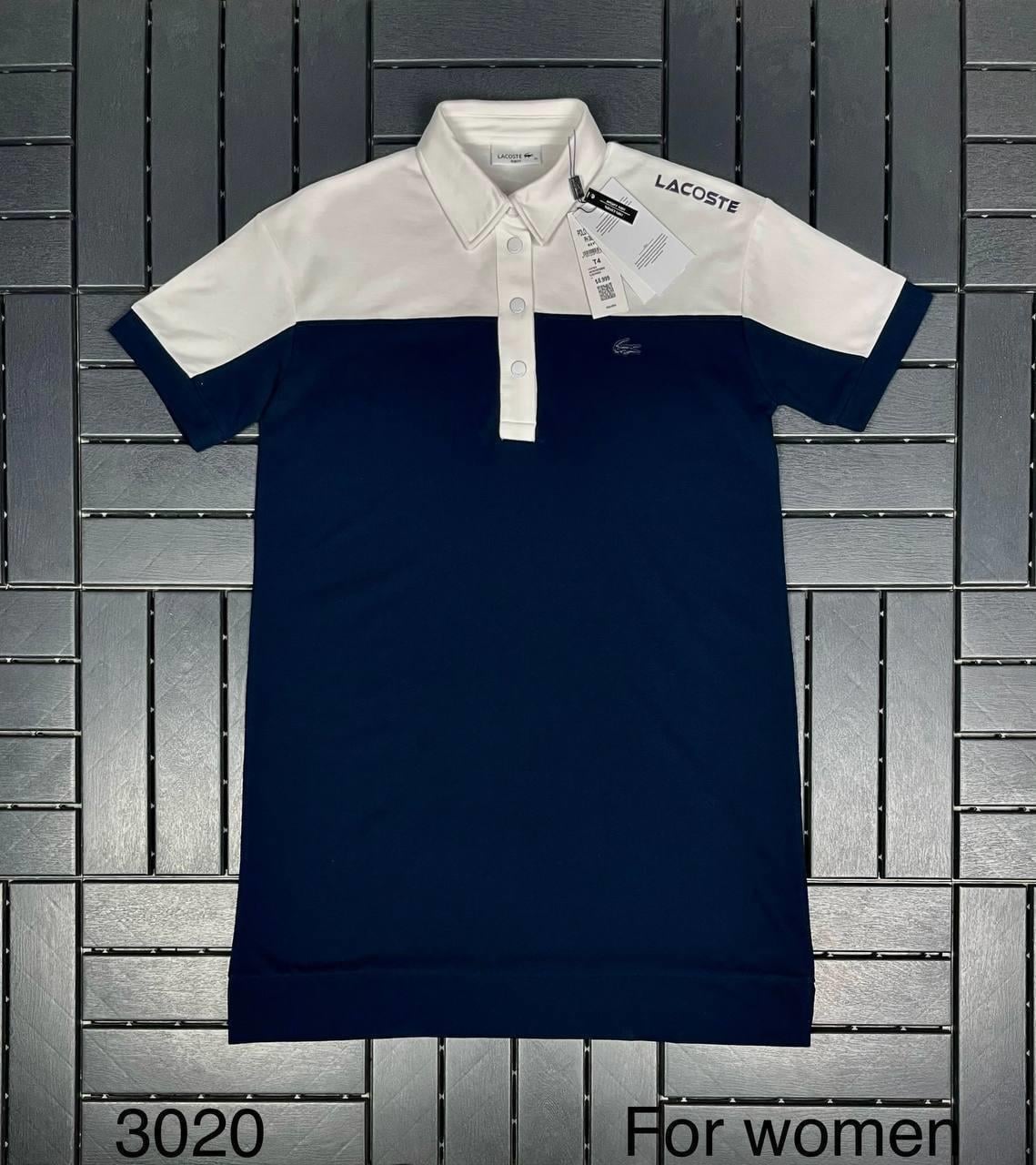 ÇİFT RENKLİ LACİ POLO ELBİSE