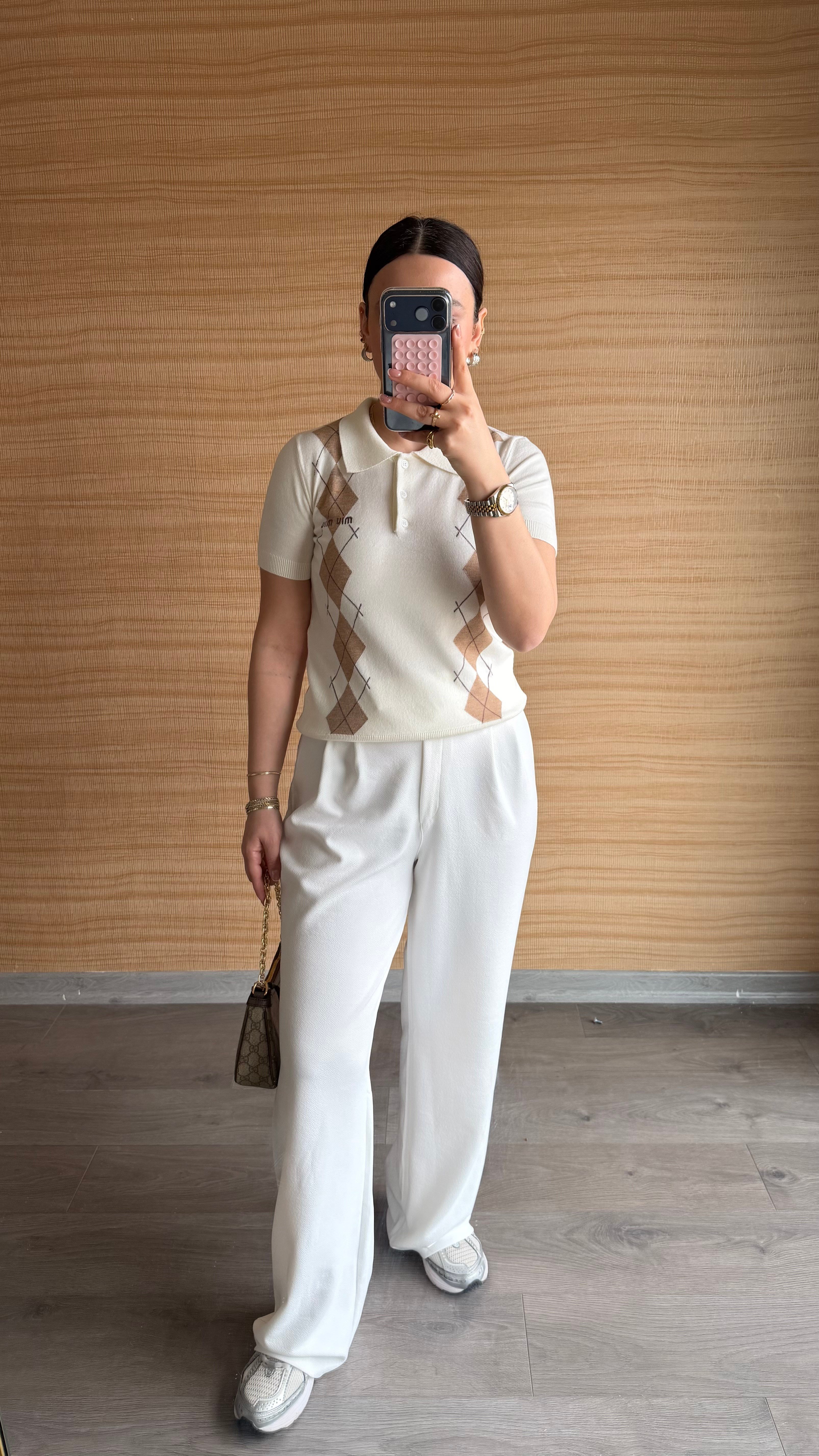 EKRU PALAZZO PANTOLON