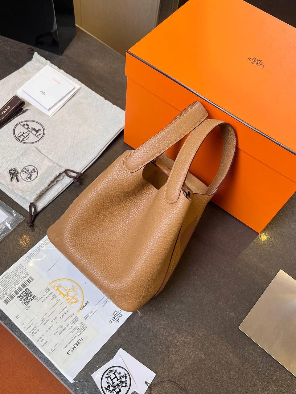 HRMS KAHVE DERİ ÇANTA