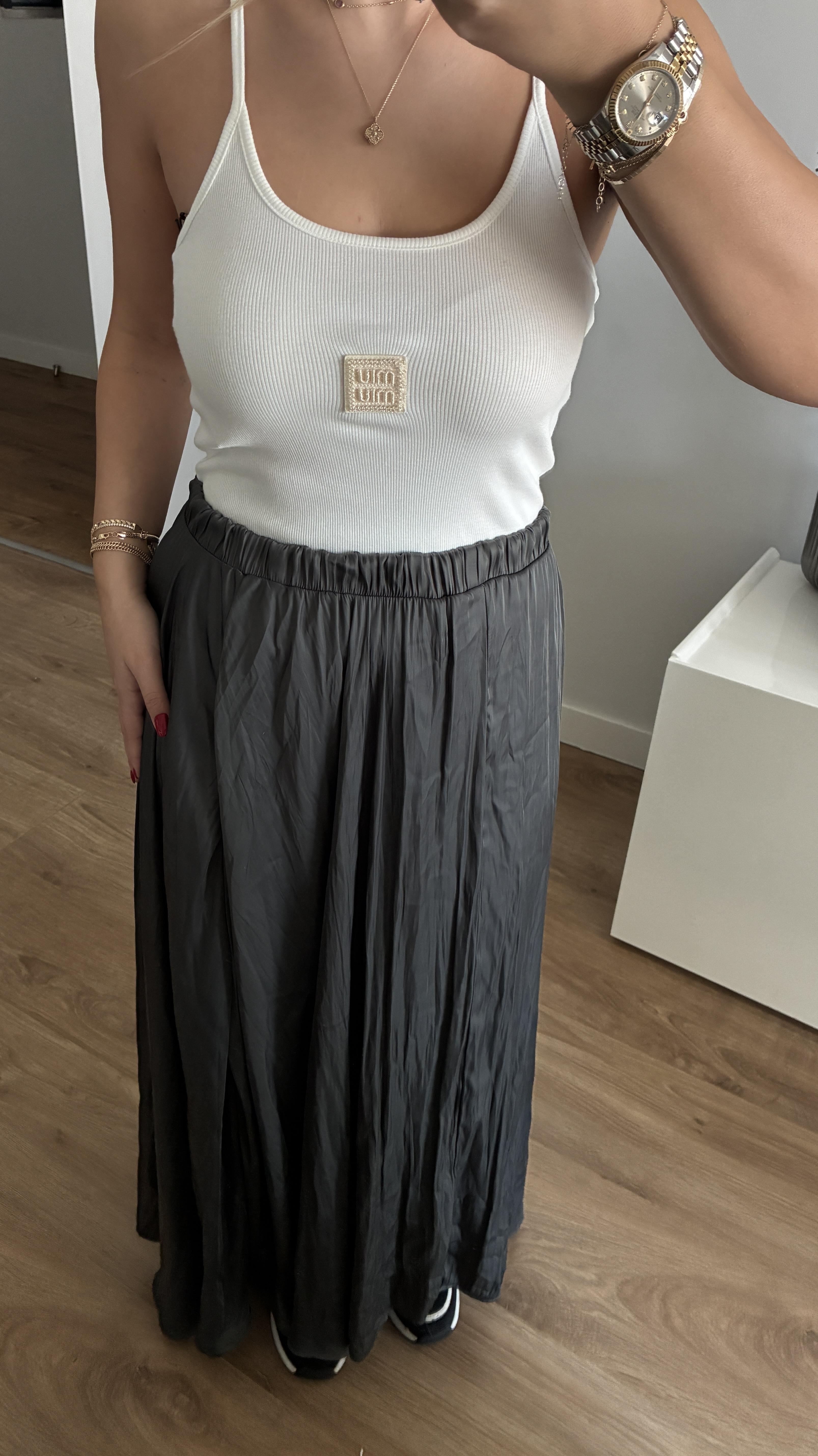 MİU BEYAZ NAKIŞ ATLET