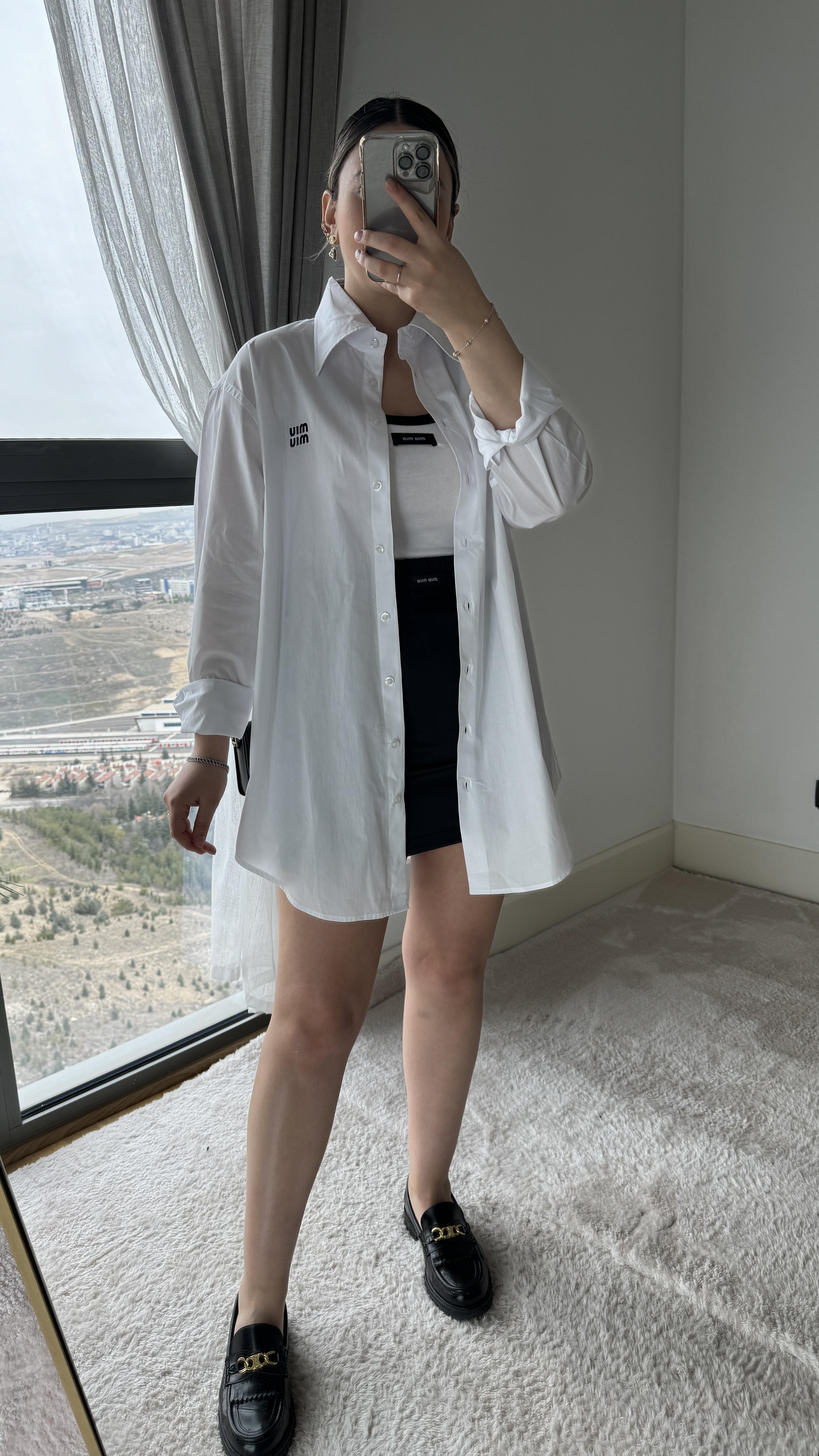 MİU POPLİN GÖMLEK