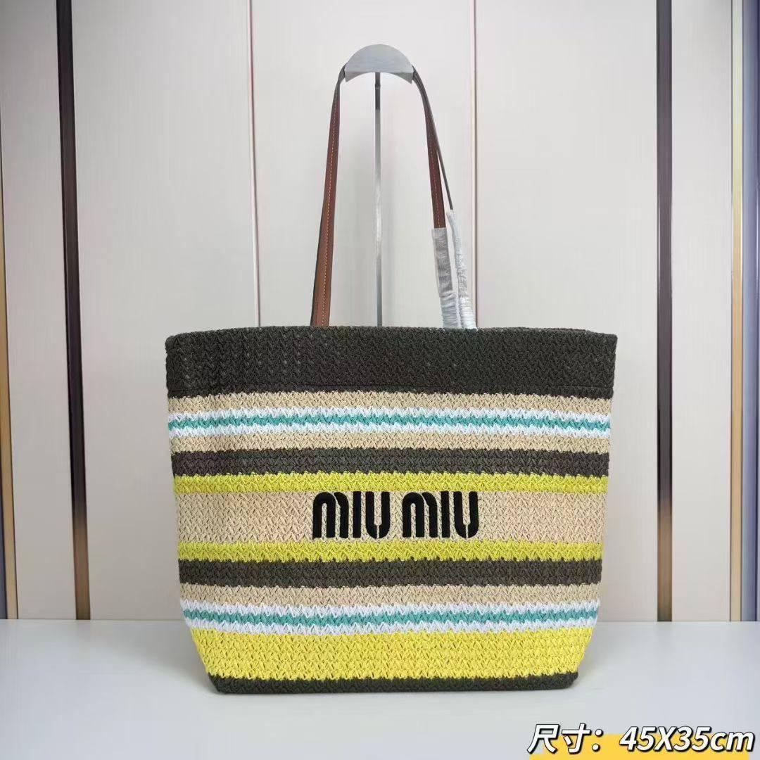 MİU TOTE ÖRGÜ ÇANTA