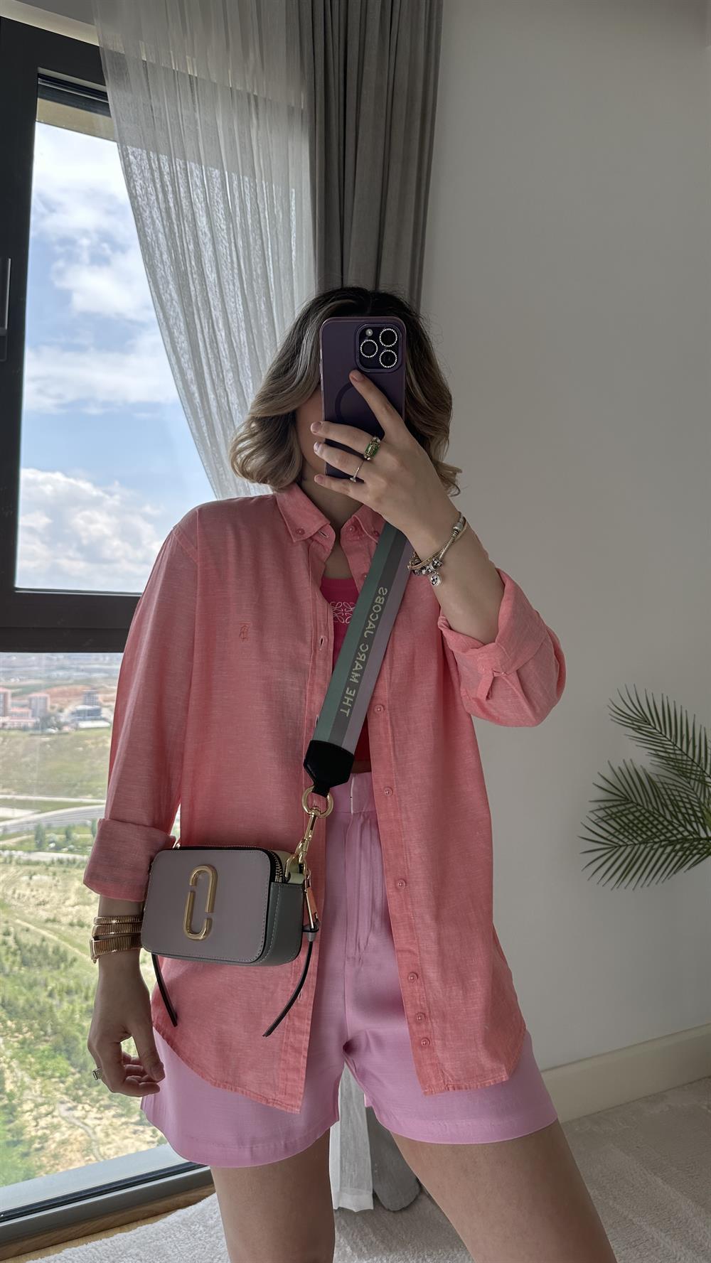 TB HAM KETEN ÜNİSEX GÖMLEK