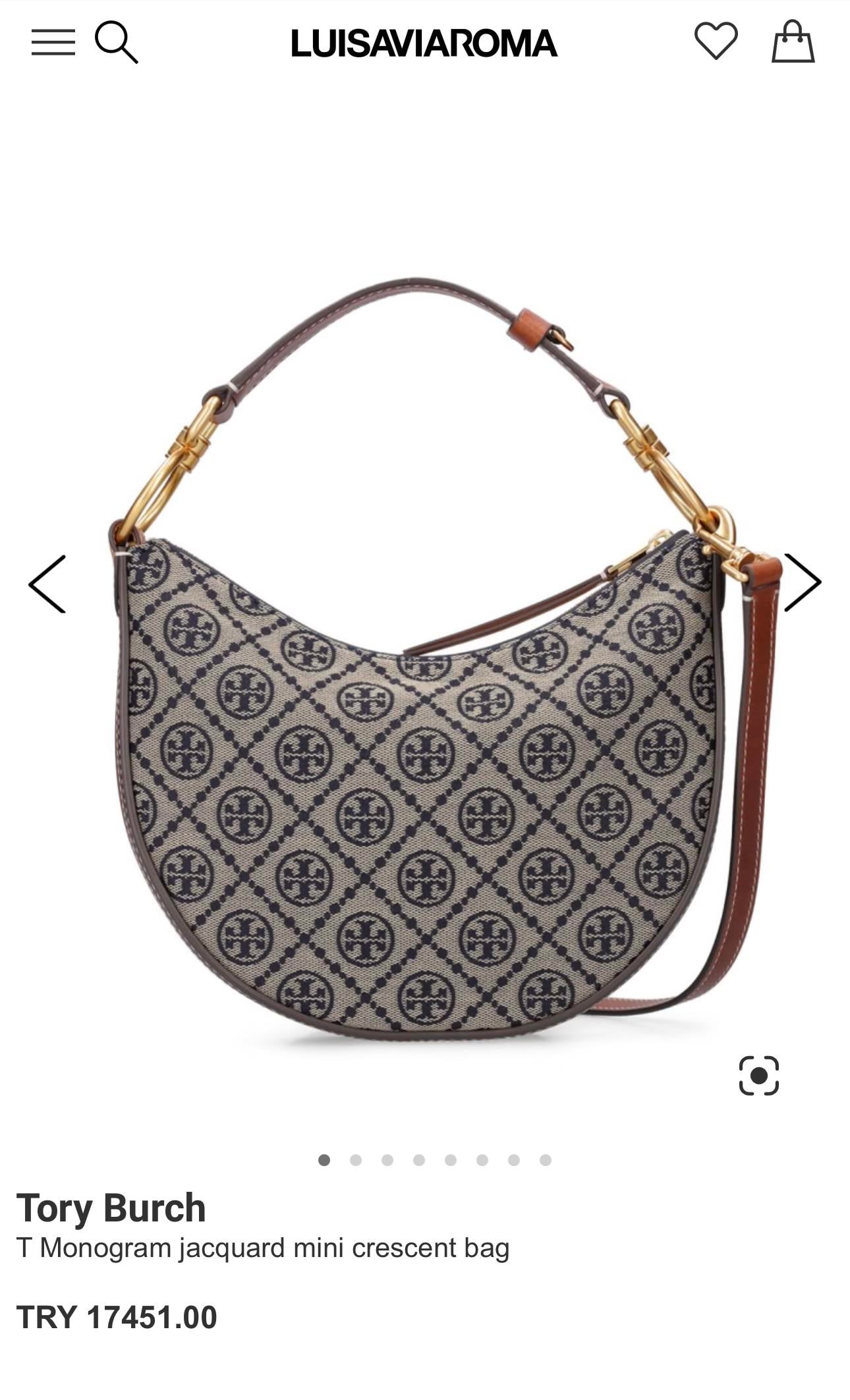 TORY B MONOGRAM T ÇANTA