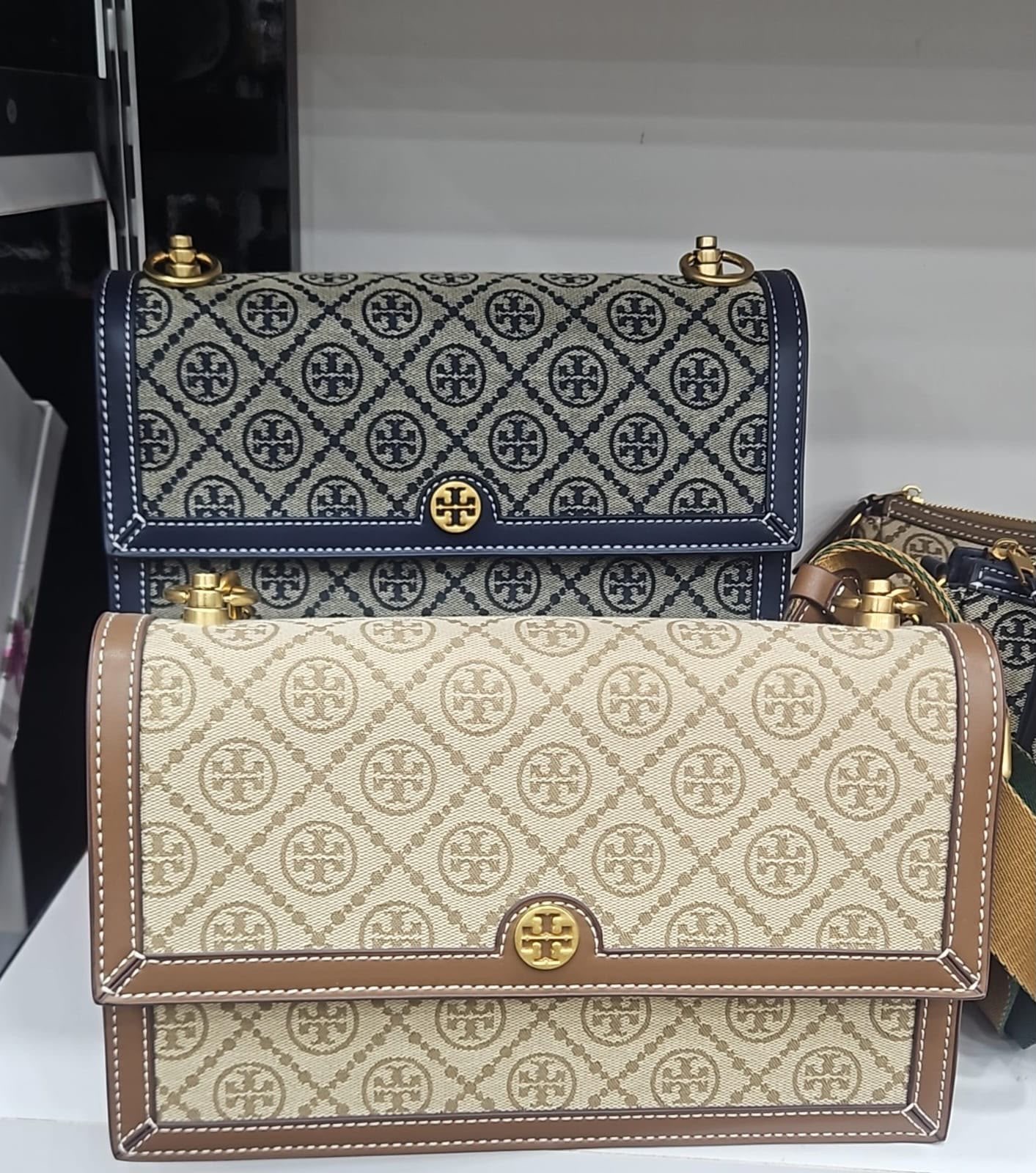 TRY MAVİ MONOGRAM ÇANTA