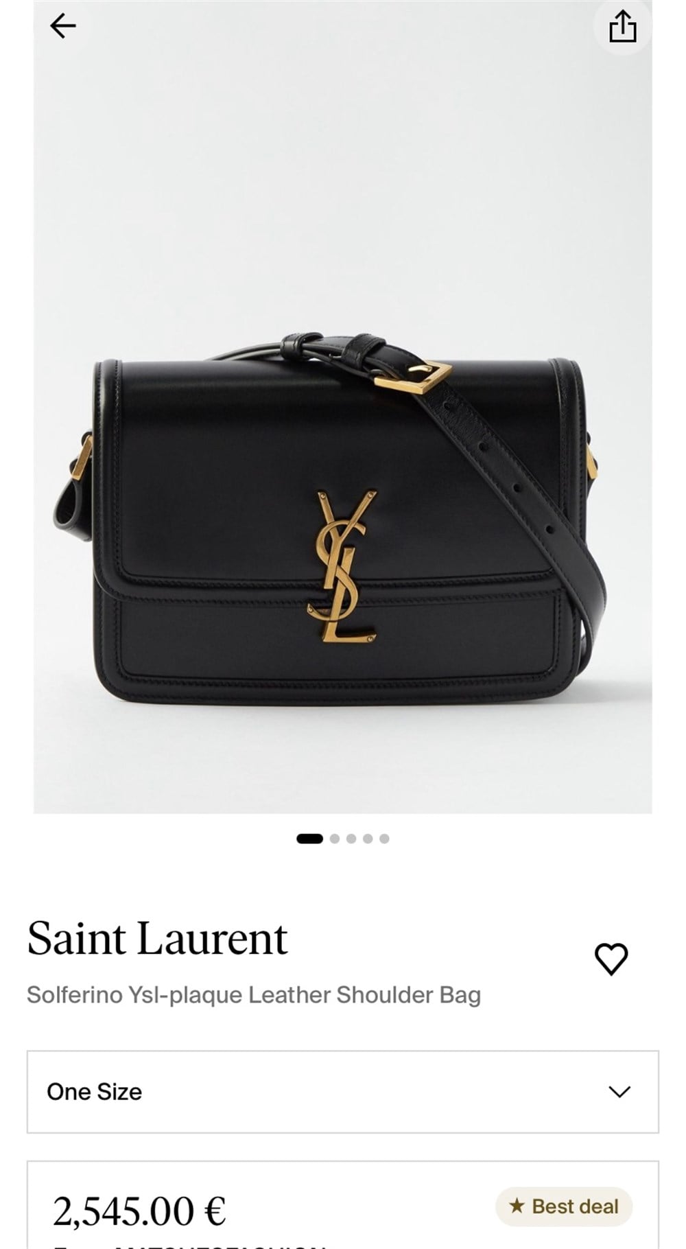 YSL SİYAH M ÇANTA