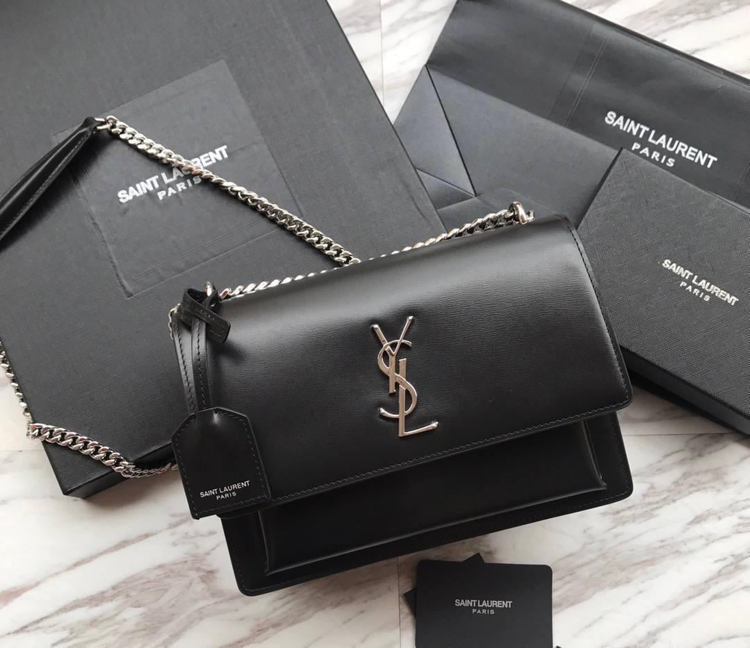 YV İTHAL SUNSET SİYAH SİLVER ÇANTA