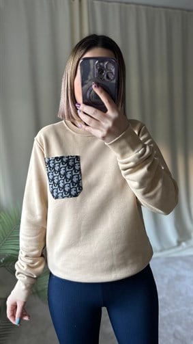 DR ÜNİSEX CEP DETAY SWEAT