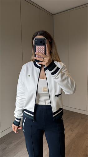 EKRU LAKİNT TRİKO ÖRGÜLÜ SWEAT