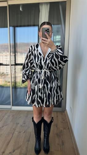 ZRA ŞIFON ASTARLI ELBİSE