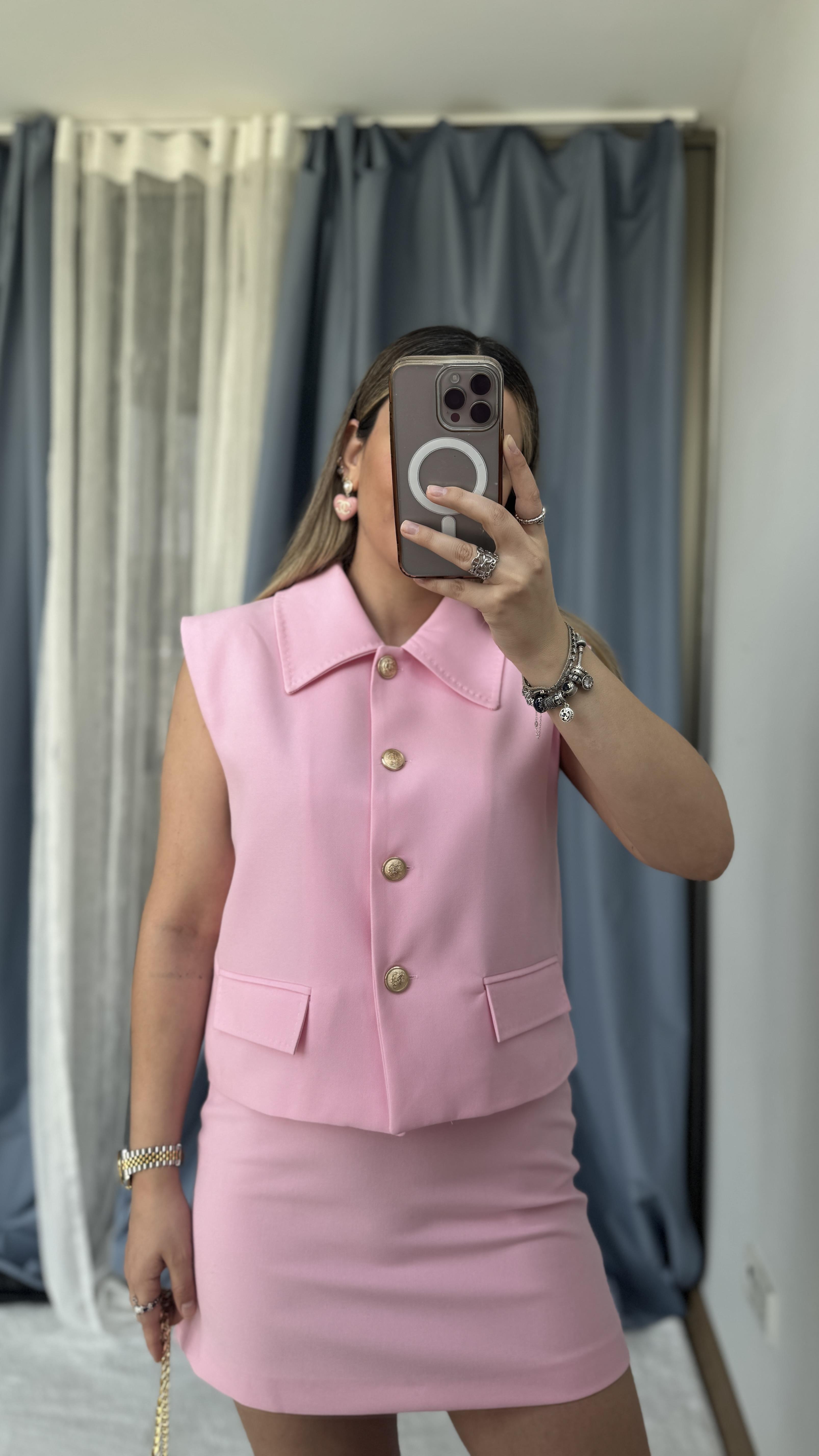 ALWN PEMBE PREMİUM CEKET