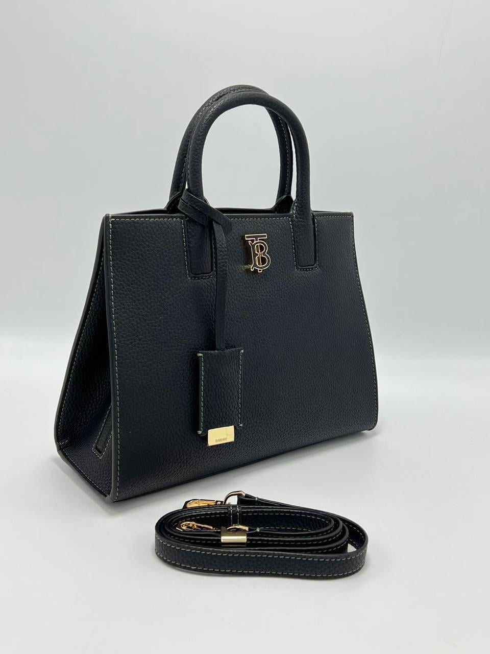 BB FRANCES SİYAH DERİ ÇANTA