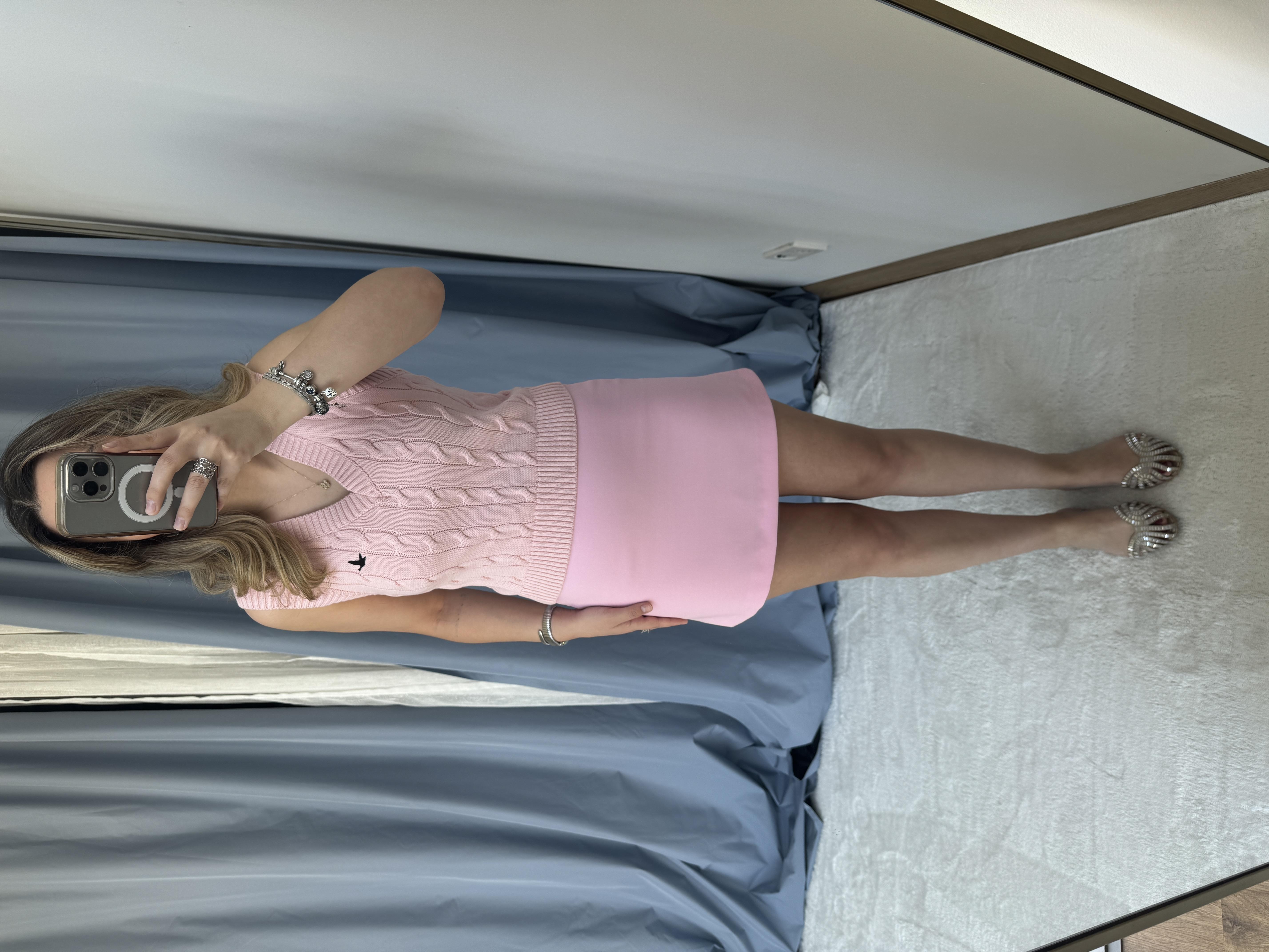 BYMN PEMBE MEVSİMLİK TRİKO