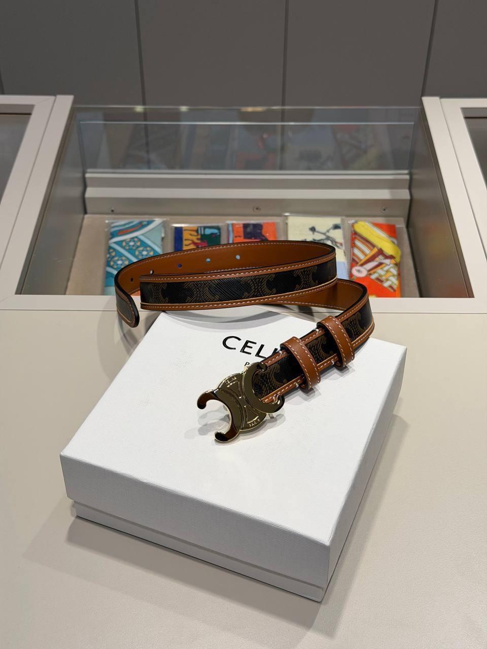 C İTHAL DERİ DESENLİ KEMER