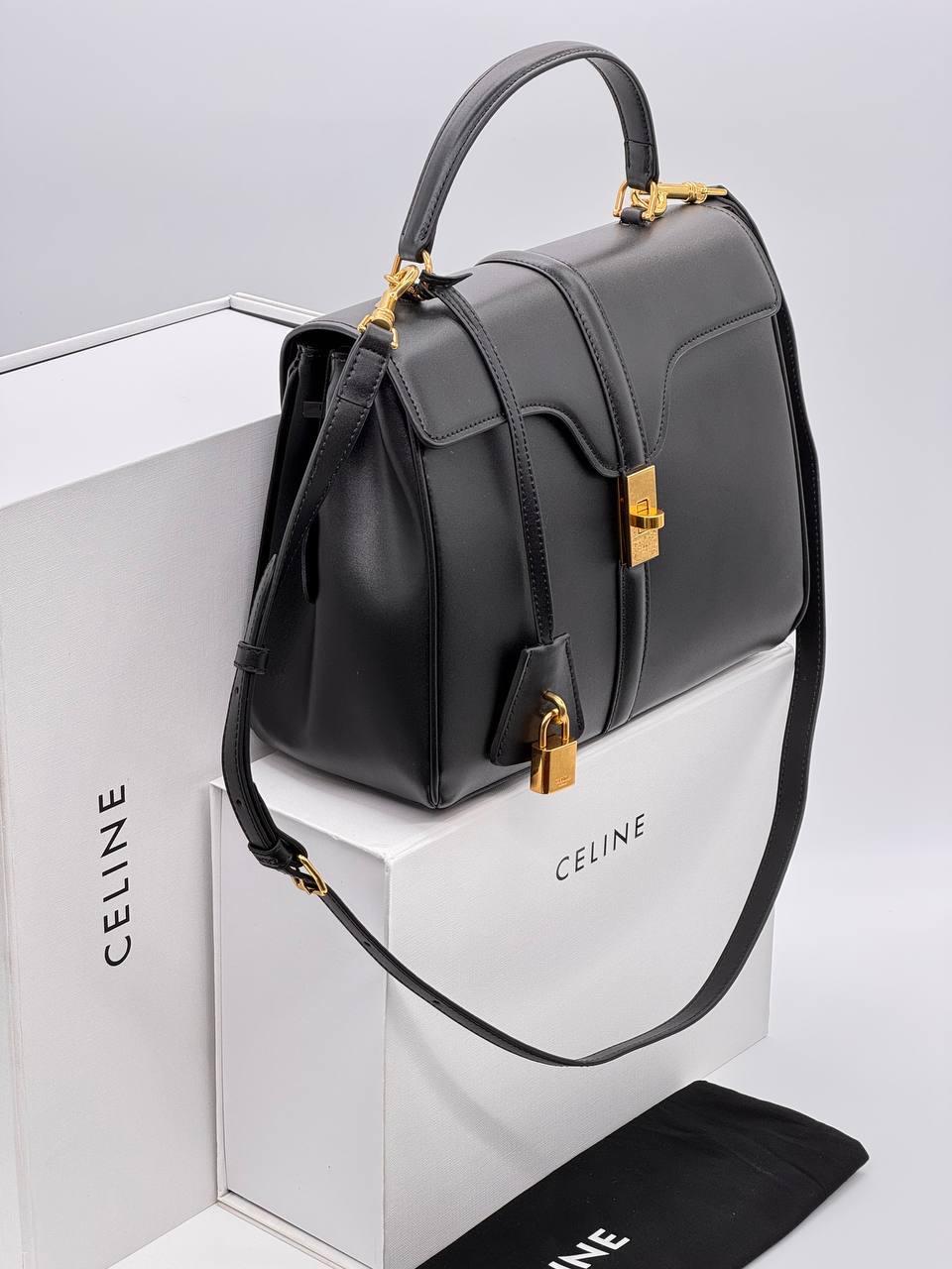 C SİYAH TRİO DERİ ÇANTA