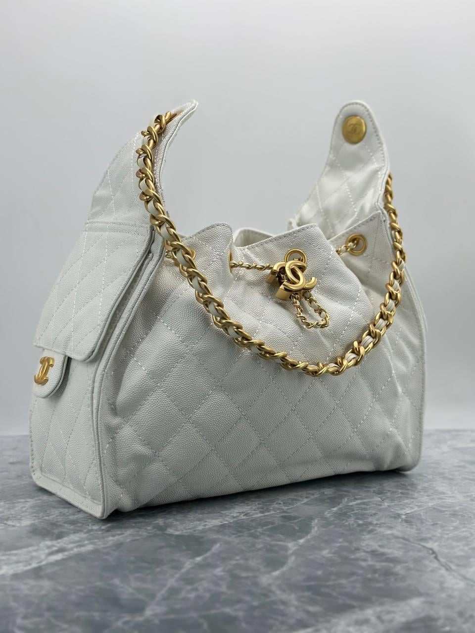 CHNL BEYAZ OMUZ ÇANTASI