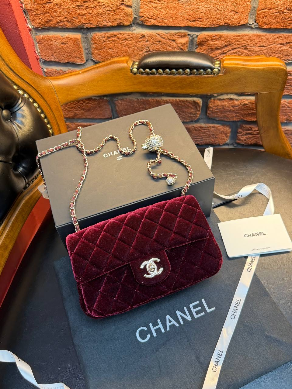 CHNL LİMİTED EDİTİON KADİFE ÇANTA