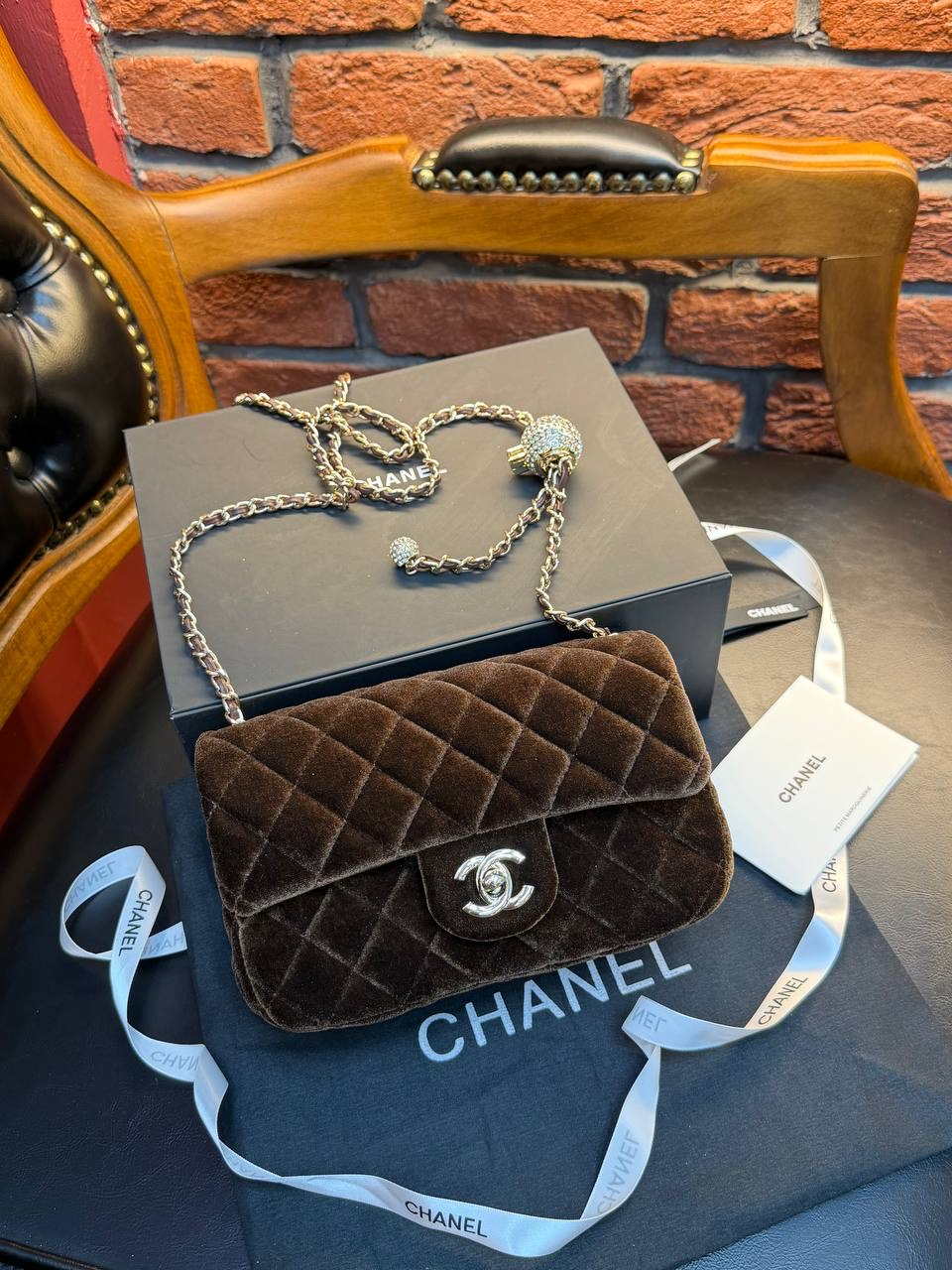 CHNL LİMİTED EDİTİON KADİFE ÇANTA