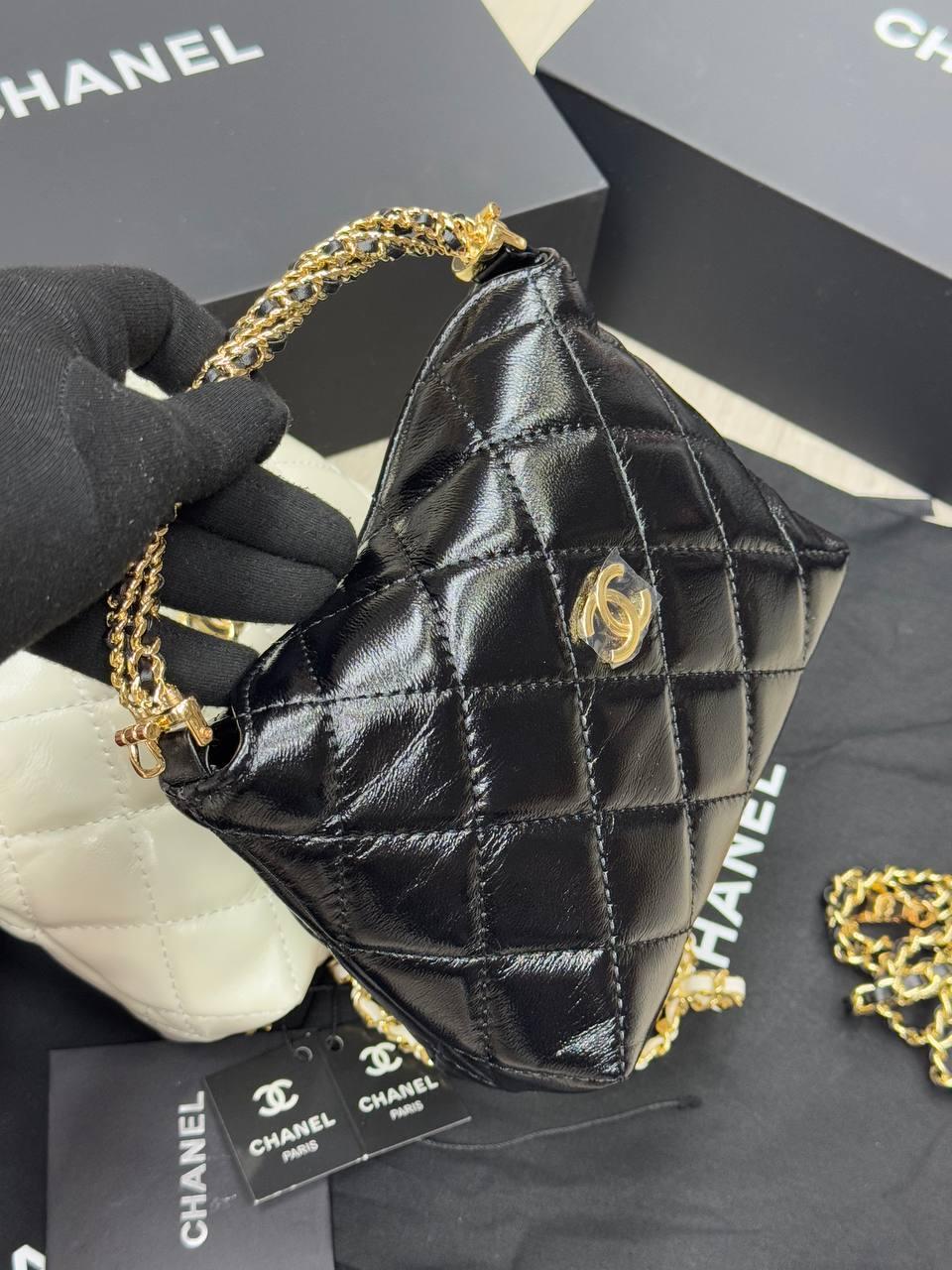 CHNL SİYAH İTHAL DERİ ÇANTA