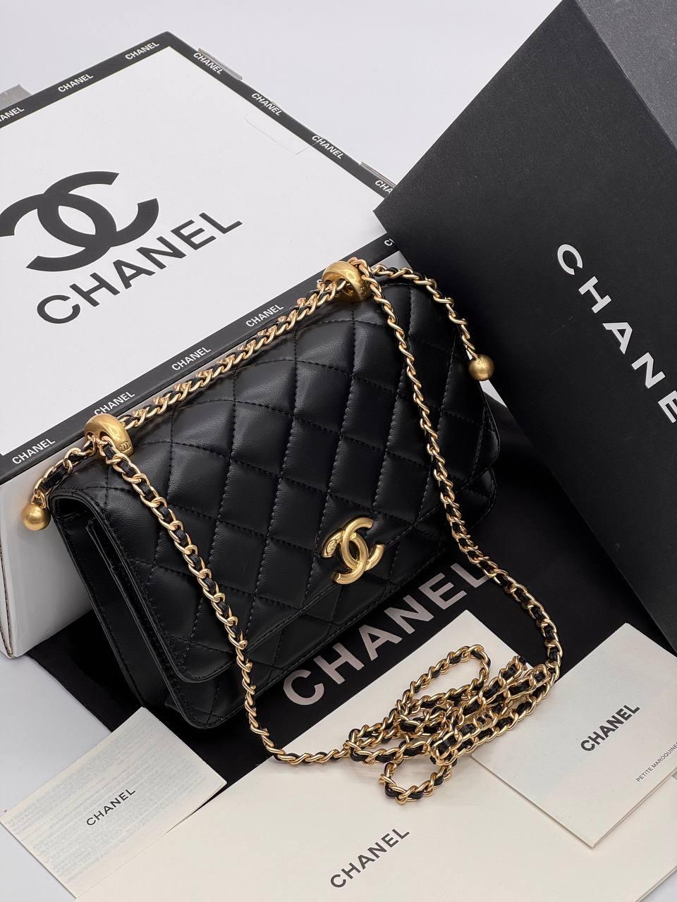 CHNL SİYAH MİNİ İTHAL ÇANTA