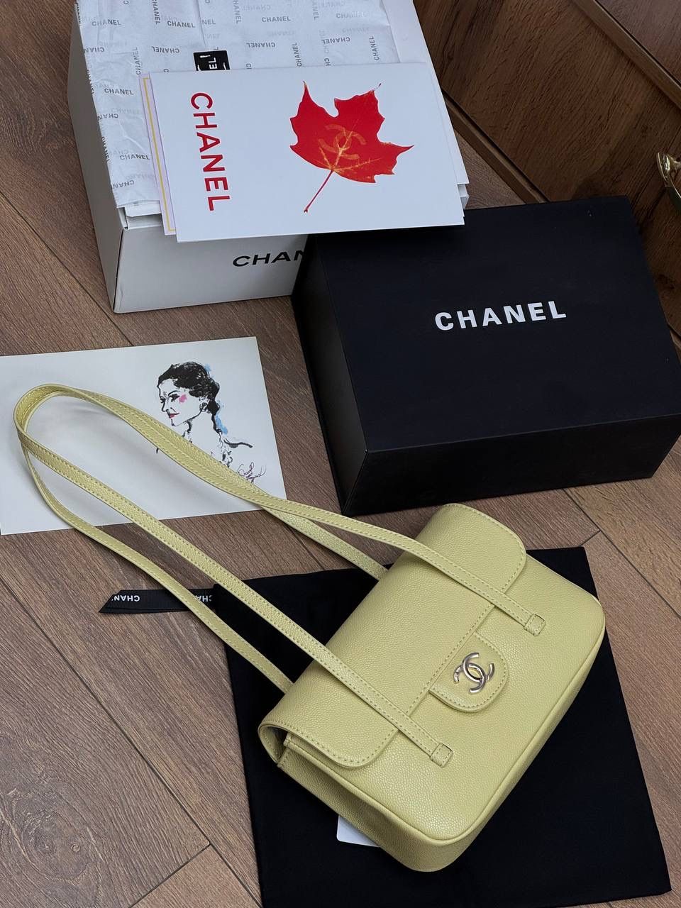 CHNL SPRİNG SARI ÇANTA